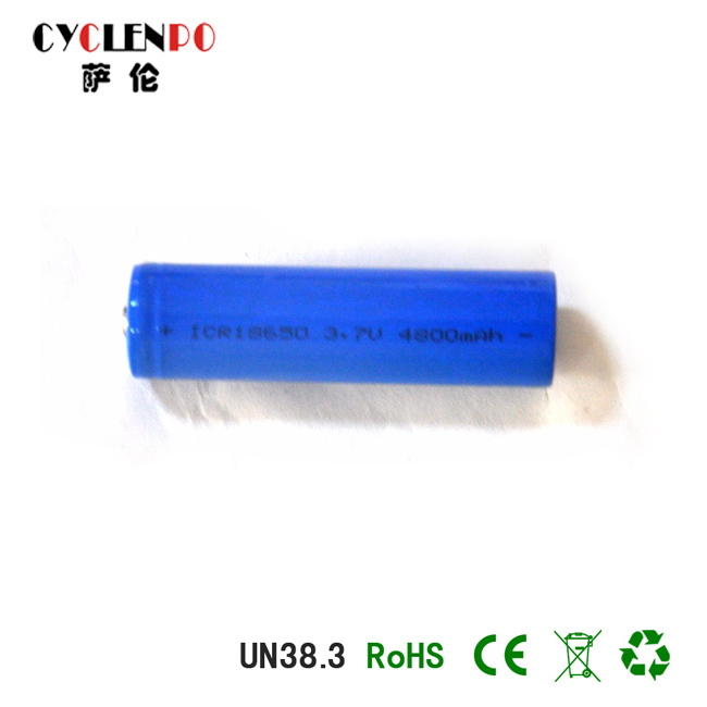 Lithium battery cost, 3.7V 4800mAh ICR18650 battery, 18650 battery for sale