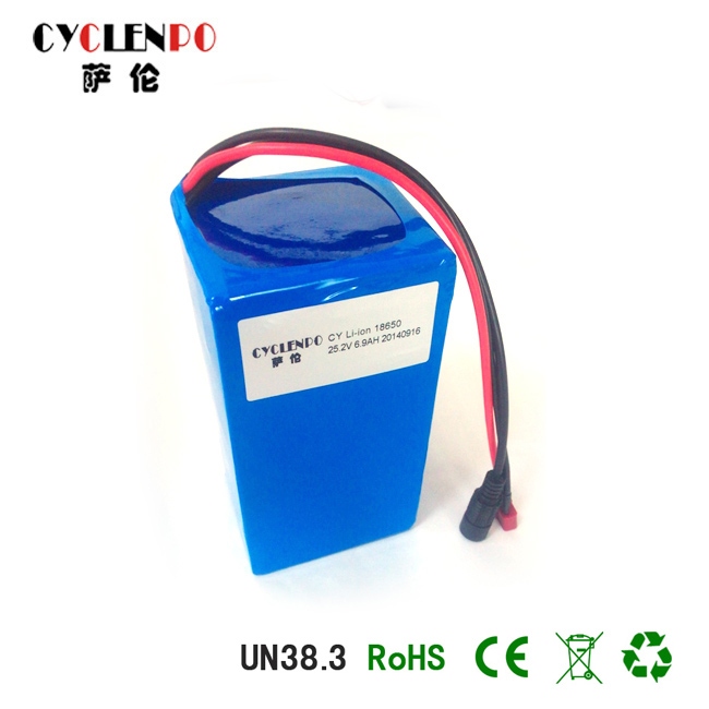 Lithium battery function, 25.2v 6.9Ah 18650 li-ion battery, li ion battery repair