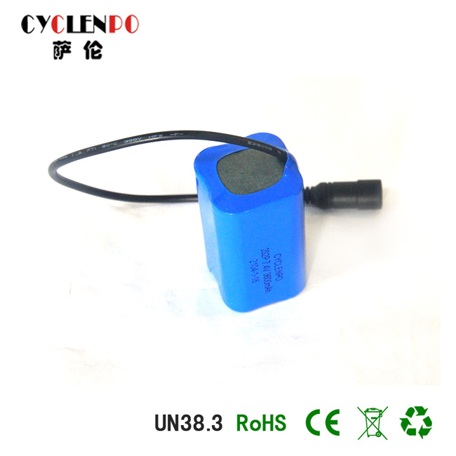 Lithium battery charge, 7.4V 3600mAh 2S2P Li-ion battery, li ion battery by size