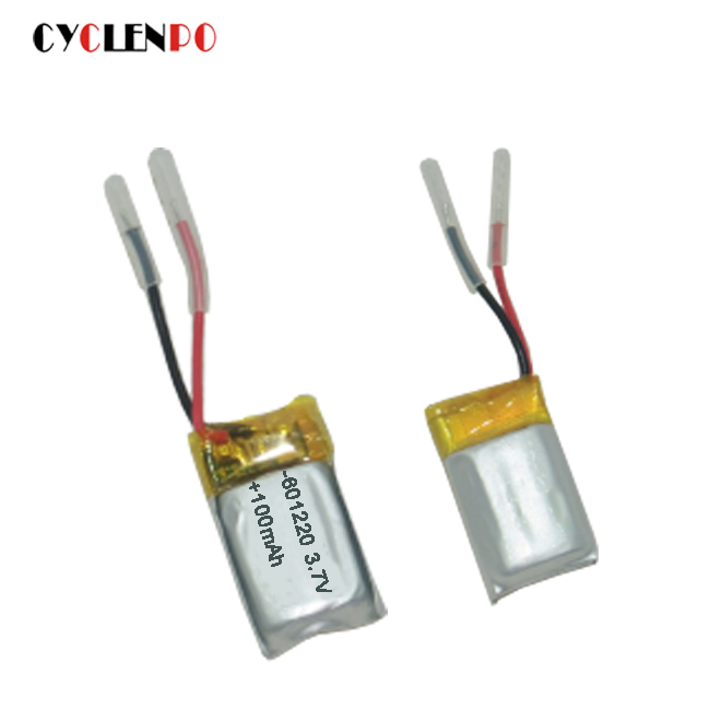 KC Li-ion polymer battery pack 601220 100mAh 3.7v