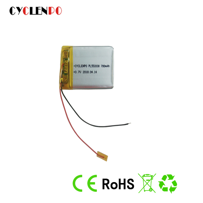 li-polyper battery 553338-700mAh 3.7V