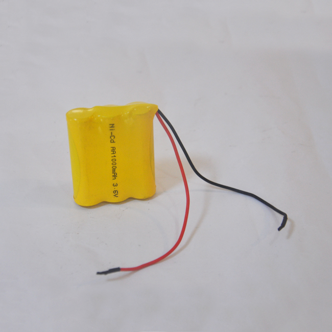 Nicd AA1000mah 3.6V battery pack